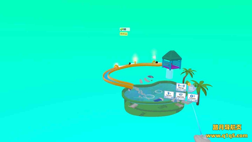 Meta Quest 游戏《水上乐园大亨》Aquapark Tycoon