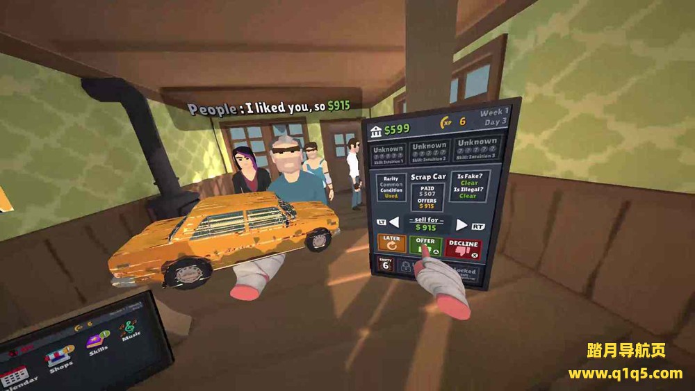 Oculus Quest 游戏《经销商模拟器》Dealer Simulator