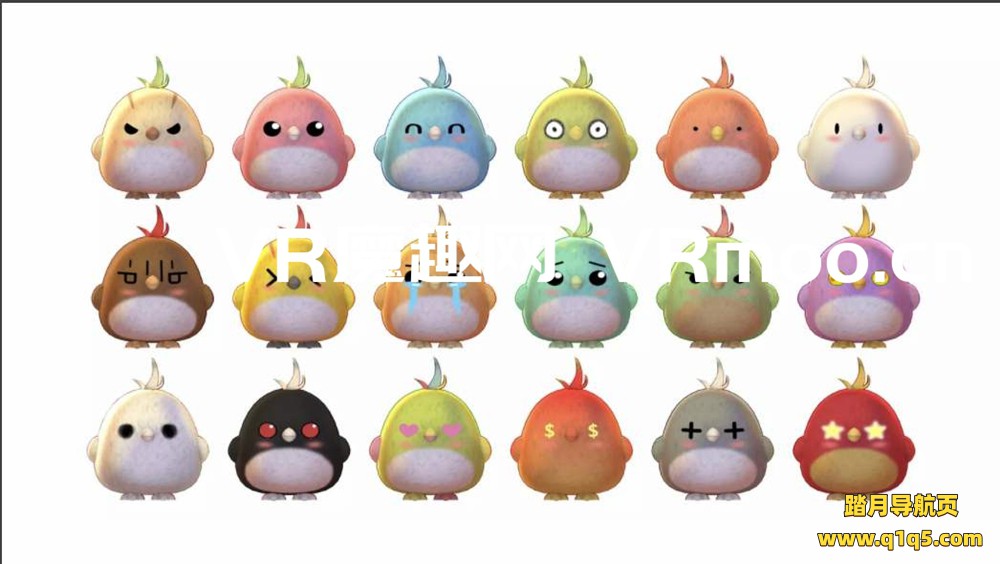 Oculus Quest 游戏《Birds Shooter VR》小鸟消消乐