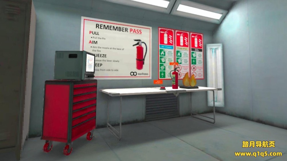 OculusQuest 游戏《灭火器培训》Fire Extinguisher Training