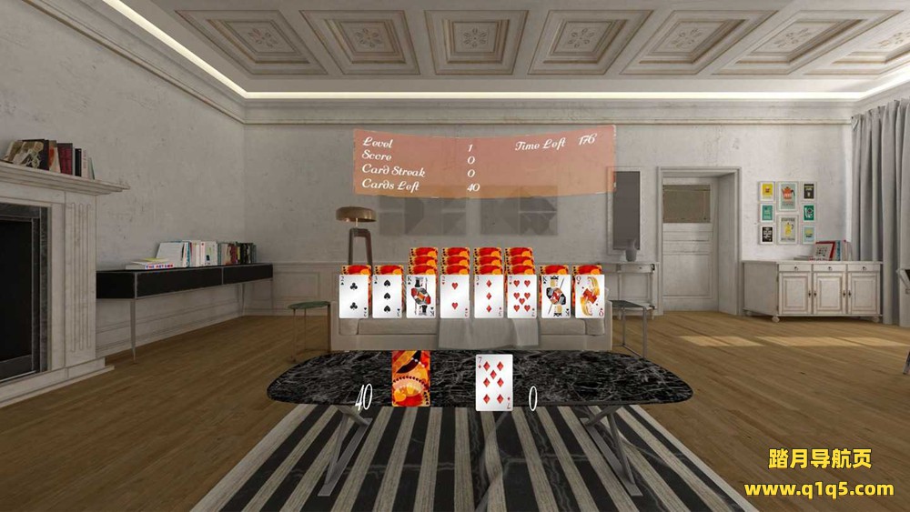 Oculus Quest 游戏《蜘蛛纸牌》Tripeaks Dreamland VR