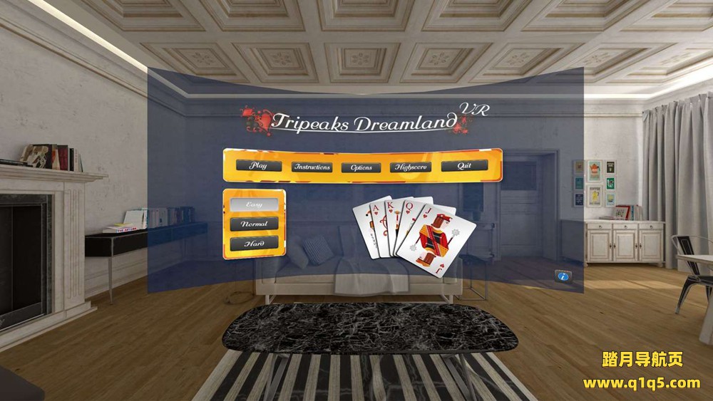 Oculus Quest 游戏《蜘蛛纸牌》Tripeaks Dreamland VR