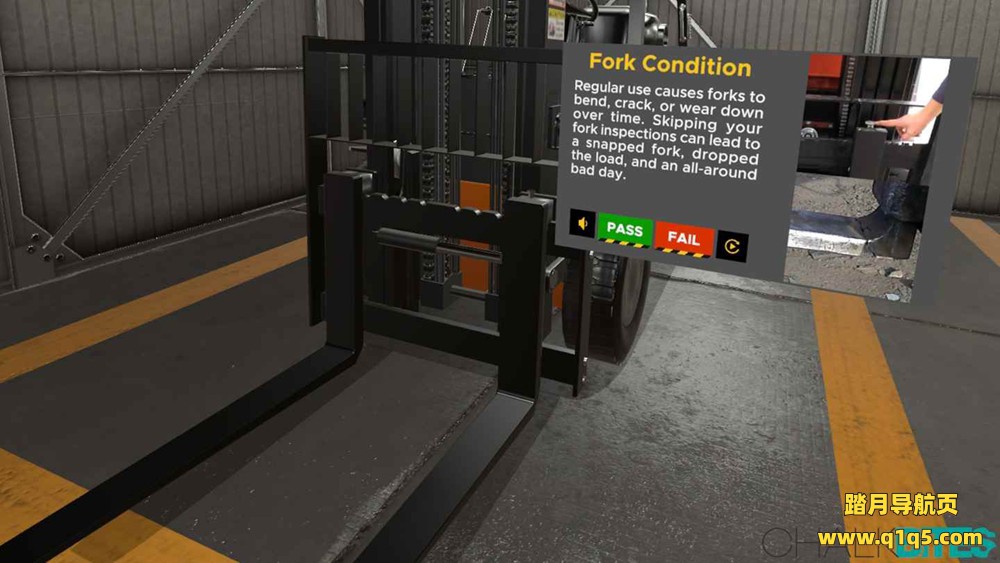 Oculus Quest 游戏《叉车驾驶模拟器》Chalkbites Forklift Simulator