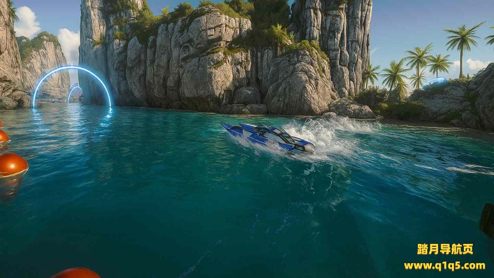 Meta Quest 游戏《赛艇模拟器：激流冲刺》Racing Boat Simulator - Riptide Rush