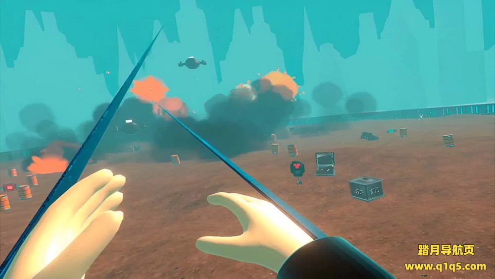 Oculus Quest 游戏《赛博刀片》Cyberblade