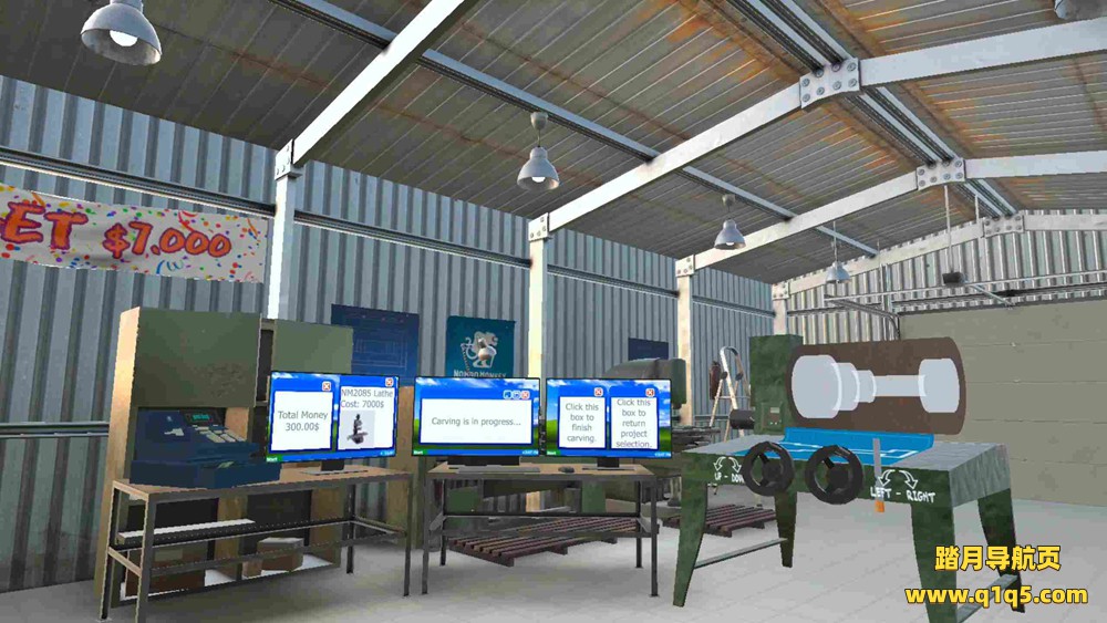 Oculus Quest 游戏《机械车间模拟器》Machine Shop Simulator