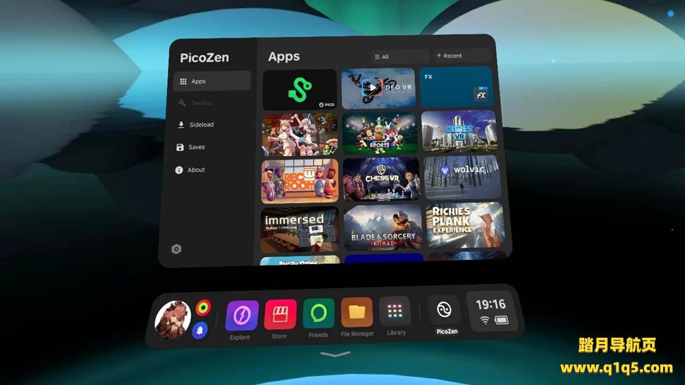 Oculus Quest 程序《皮克图标启动器》PiLauncher