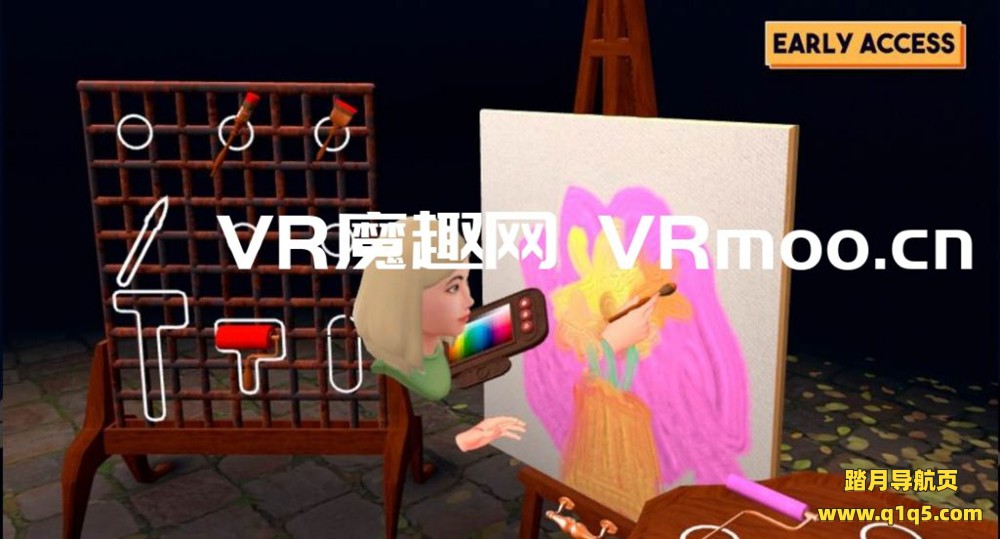 Oculus Quest 游戏《Art Studio VR》艺术工作室