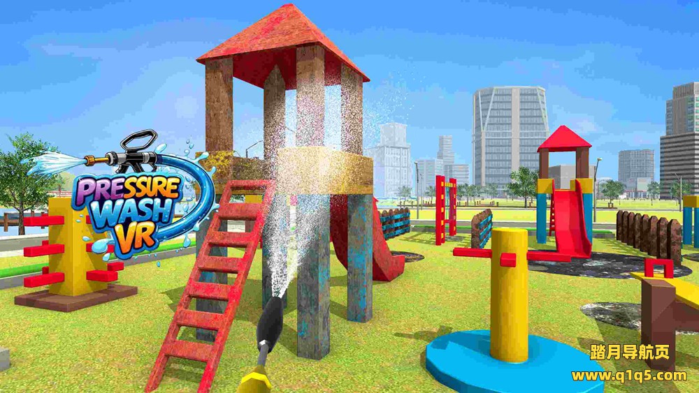 Meta Quest 游戏《高压清洗 VR：清洗乐趣》Pressure Wash VR ASMR Power Washer Fun