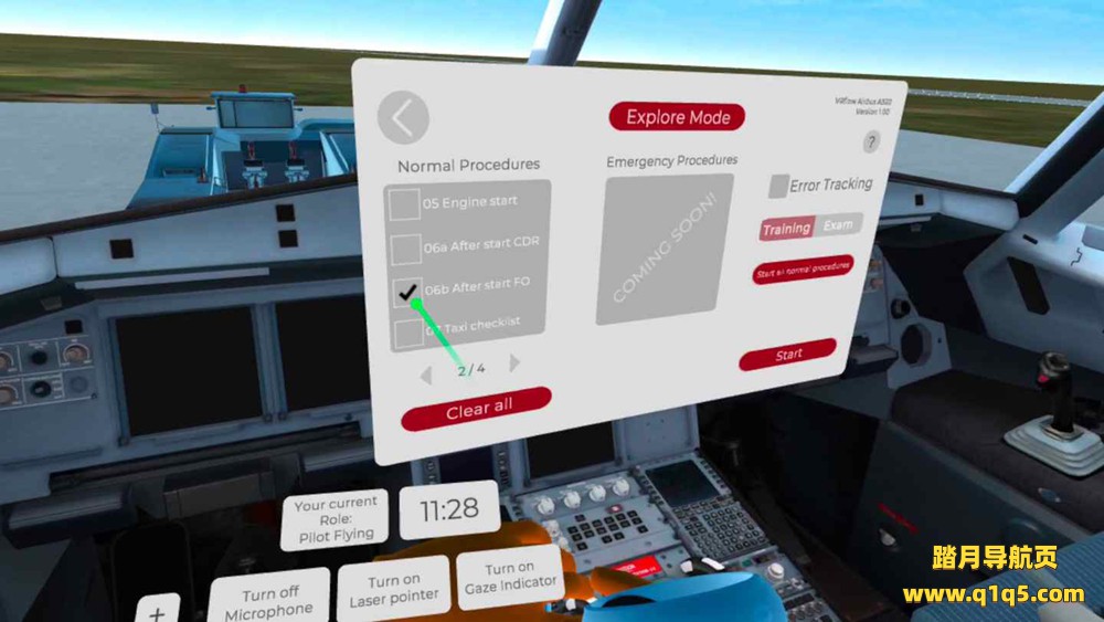 Oculus Quest 游戏《飞行模拟 空客 A320》VRflow Airbus A320