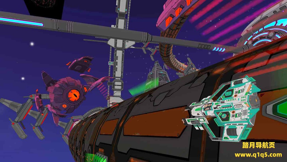Oculus Quest 游戏《管道赛车》Radial-G- Proteus – VR科幻风格