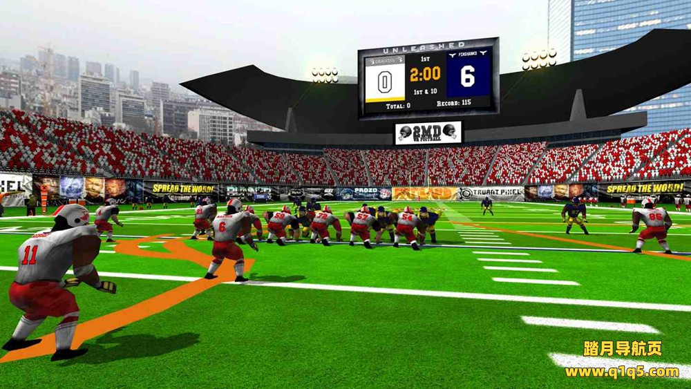 Oculus Quest 游戏《橄榄球》2MD- VR Football Unleashed