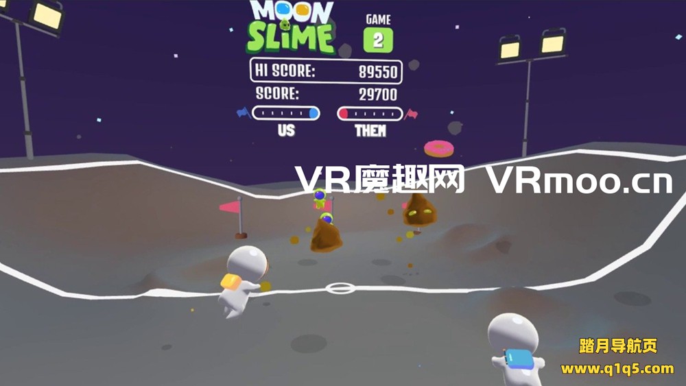 Oculus Quest 游戏《Moon Slime- Space Sport VR》月球史莱姆：太空运动