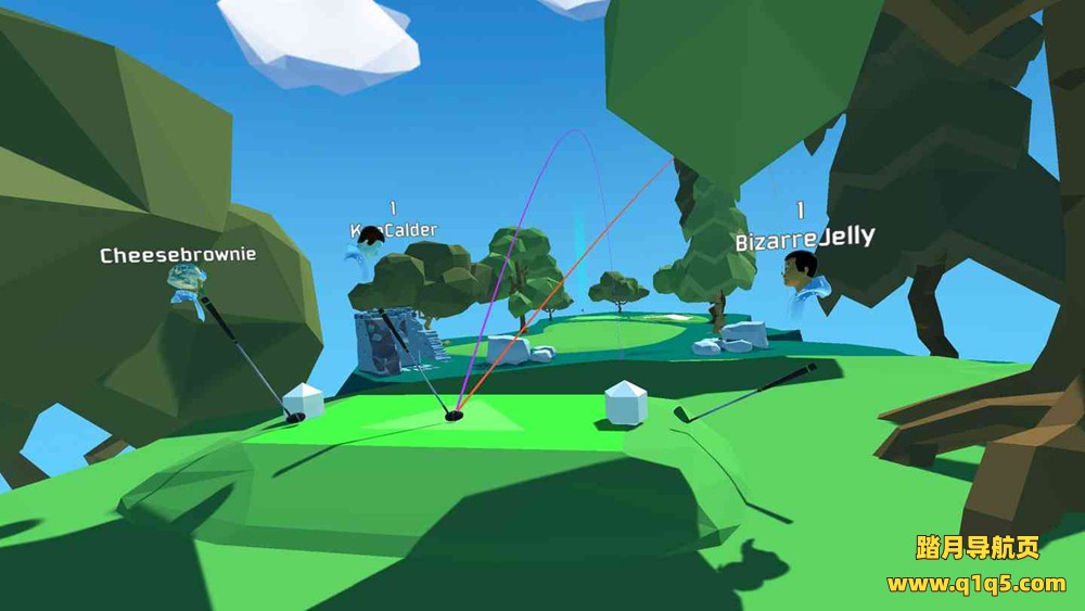 Oculus Quest 游戏《云大陆~迷你高尔夫》Cloudlands 2
