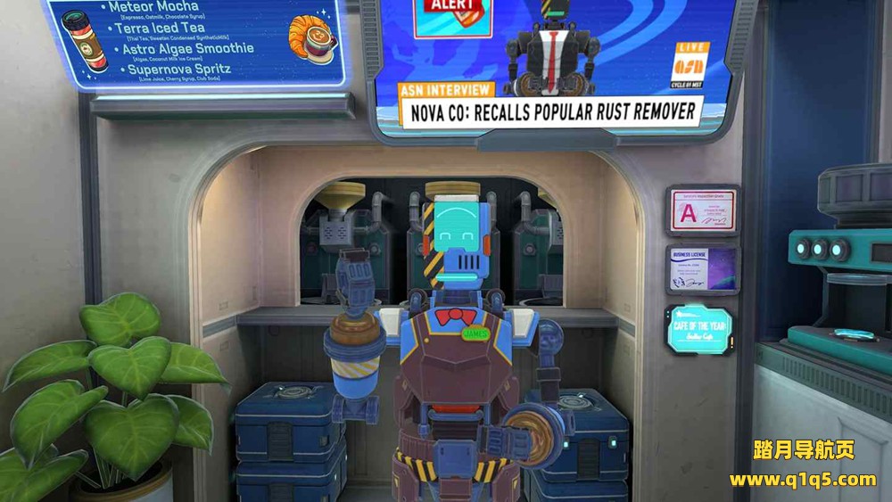 Meta Quest 游戏《恒星咖啡馆》Stellar Cafe